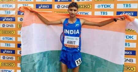 India’s Amit Khatri, Race Walker Wins Silver at U-20 Worlds