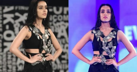 Lakme fashion weekday 4: Bollywood actress Shraddha Kapoor walks the ramp as the showstopper.