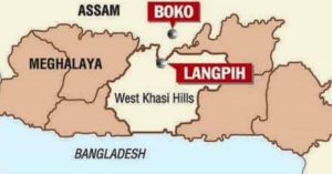 Assam-Meghalaya Border Dispute Map