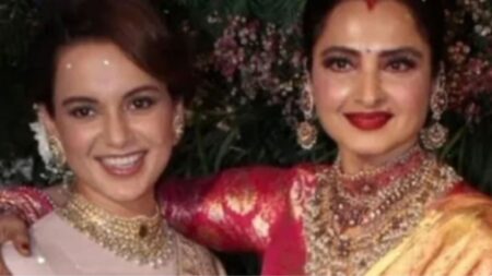 Rekha is Kangana Ranaut's godmother in a birthday wish for the actor, and she presents a photo from Virat-Anushka's wedding reception