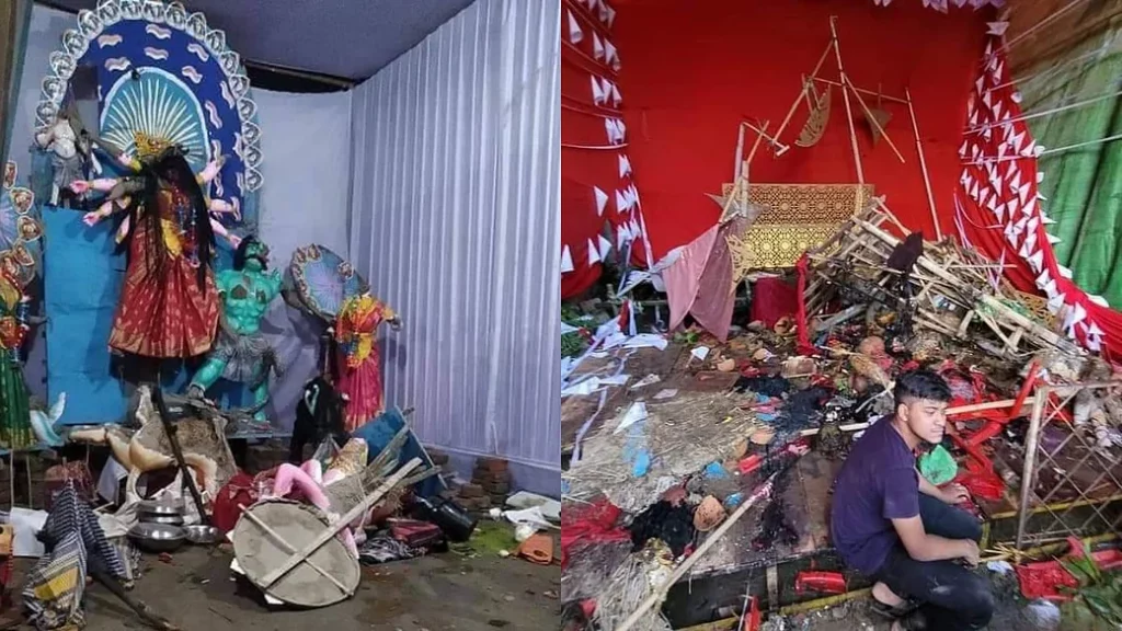 Hindu Temples ravaged in Bangladesh