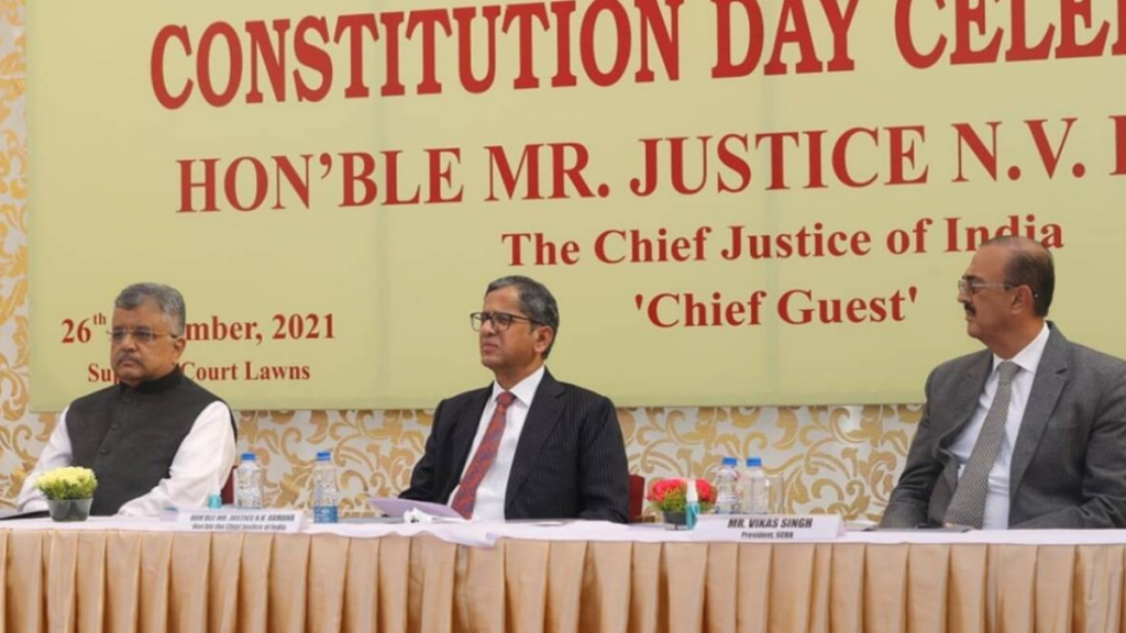PM Modi Praises The Constitution As An Empowering Document For The Poor And Marginalised: CJI Ramana Claims Judicial Interventions Only Encourage The Executive