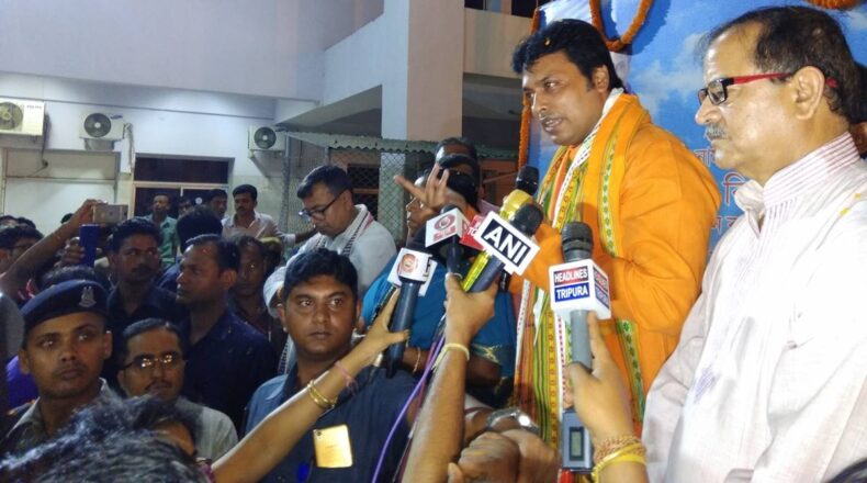 BJP clean triumph at Tripura polls