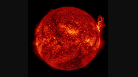 Our Sun as a Glowing Pumpkin: NASA