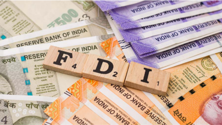 Highest FDI inflow recorded in India 