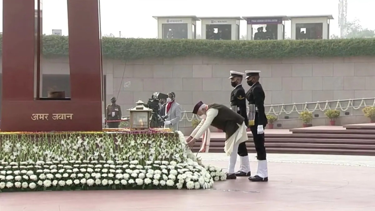 THE PRIME MINISTER WEARING SPECIAL DRESS ON REPUBLIC DAY  