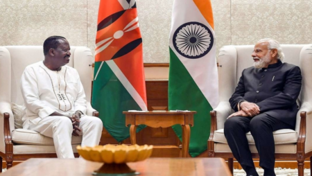 Health Sector commitment cooperate PM Modi meet Ex Kenya PM