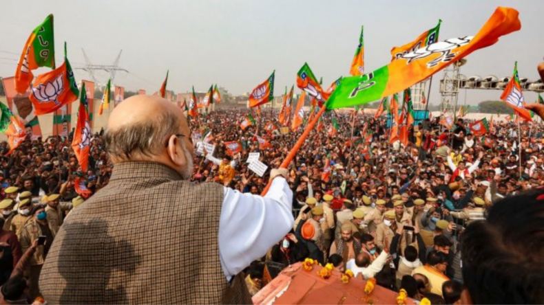 DESPITE COVID 19 NORMS RALLIES CONTINUE IN UP AHEAD OF POLLS