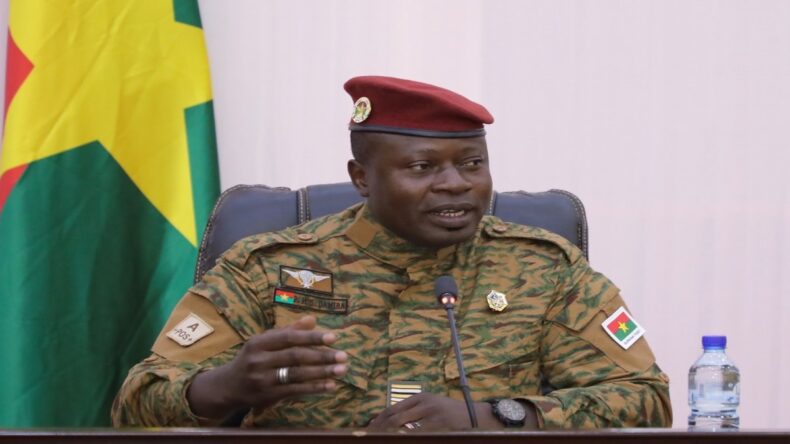 Coup leader Damiba inaugurated as president of Burkina Faso