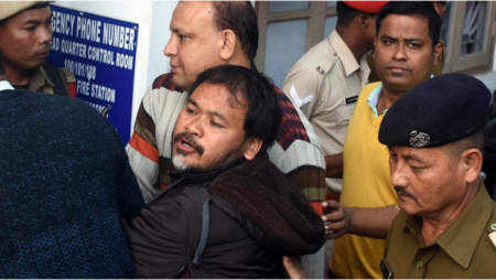 Akhil Gogoi disturbs Governor’s speech, suspends from Assam Assembly