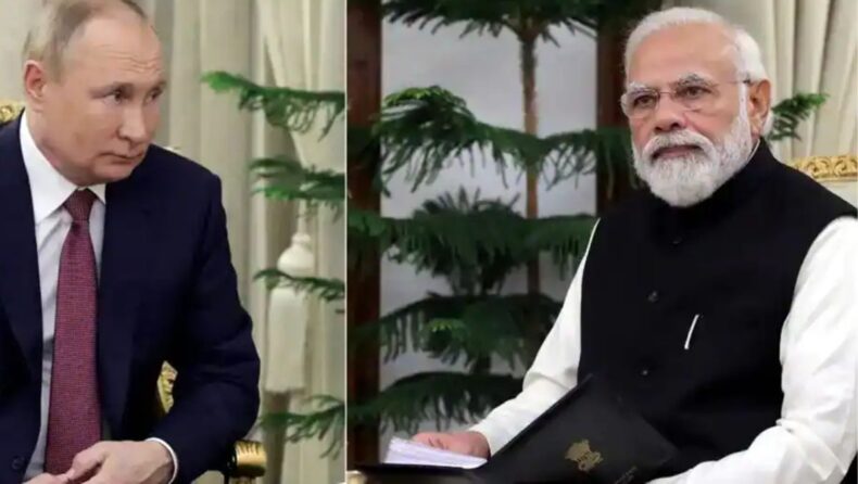 PM Narendra Modi phone call with President Vladimir Putin