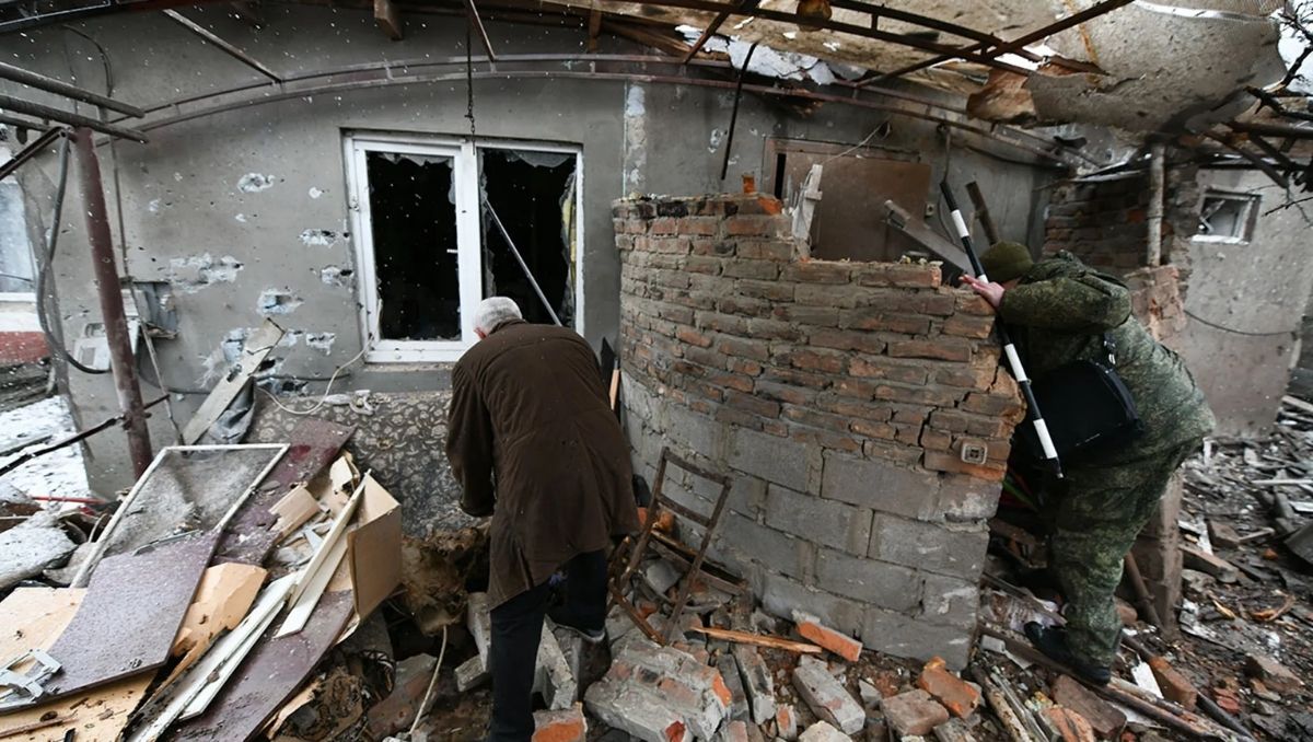 Russia-Ukraine update: Damage caused by Russian forces after a recent shelling