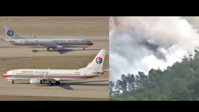CHINA EASTERN AIRLINES BOEING 737 CRASHES WITH 133 ONBOARD IN CHINA