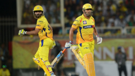 CSK Captaincy flows from MS Dhoni to Jadeja.