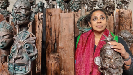 Nitya : Nivedita Mishra's latest exhibition representing nine astral bodies