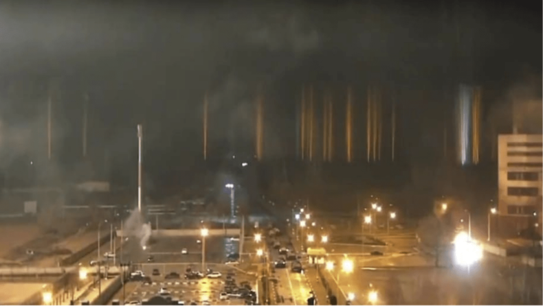 Russian military troops seize nuclear plant of Zaporizhzhia; sets building on fire 
