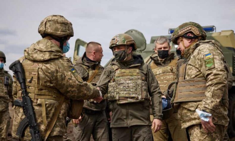 Russians surrounded Ukrainian ports as toughened column stalls; Moscow said 498 Russian soldiers killed