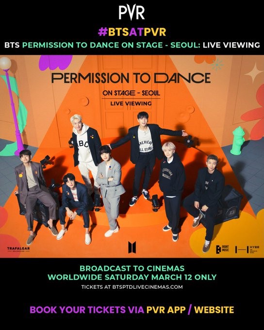 PVR’s first-ever live screening of BTS concert - Asiana Times