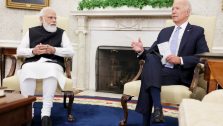 PM Narendra Modi holds virtual talks with US President Joe Biden