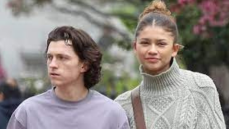 Tom Holland and Zendaya snapped together in Boston