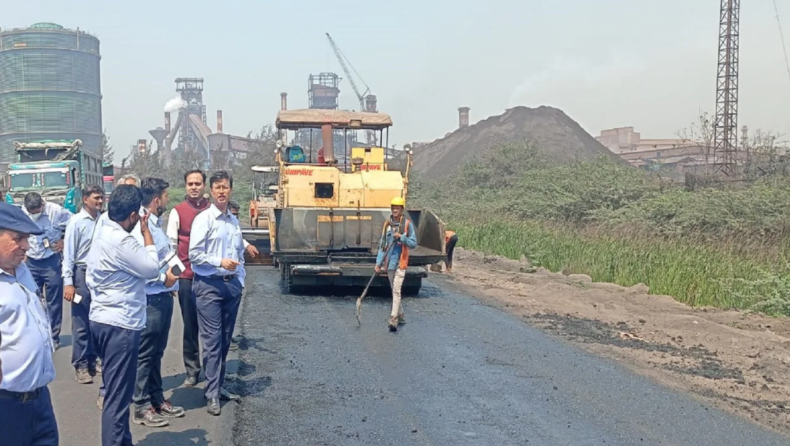 India’s first steel road