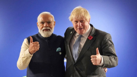 Boris Johnson to arrive in India of April 21