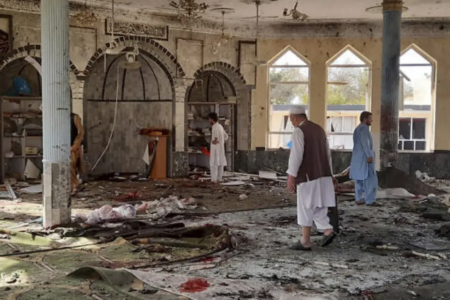 At A Masjid In Kabul, A Blast Kills Nearly Fifty Worshippers. 