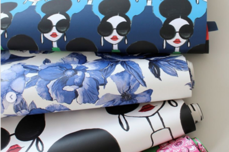 Designs by Alice and Olivia are now available as wallpapers