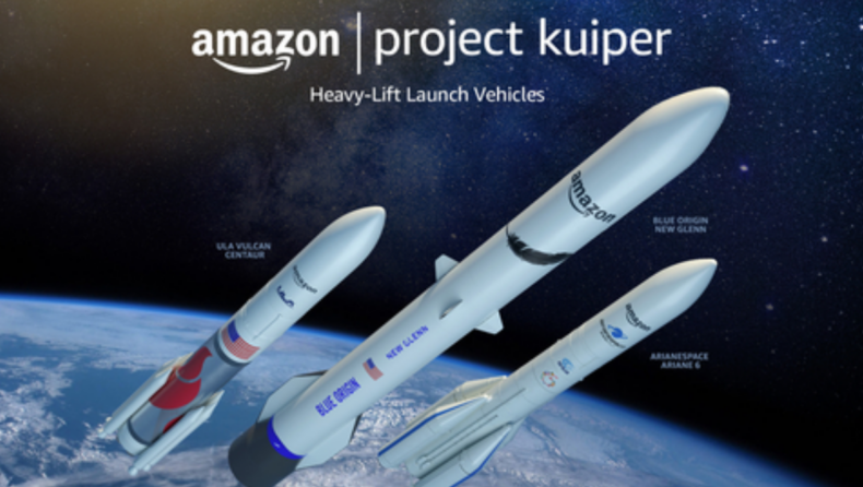 Amazon seal 83 rocket launches for satellite broadband 