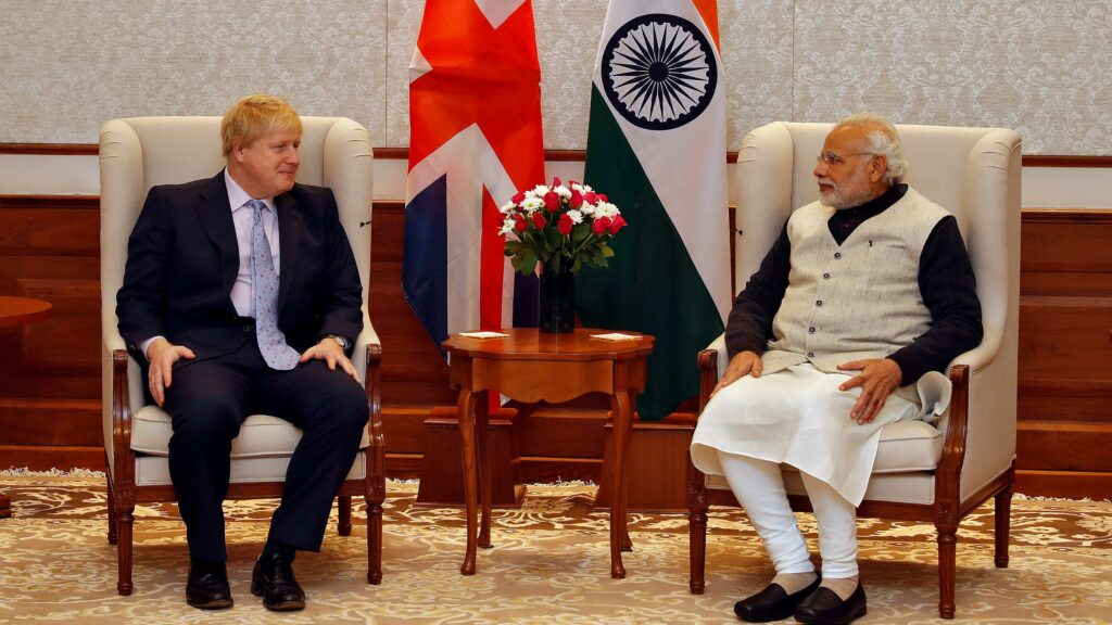 Boris Jhonson On Two Day Visit to India
