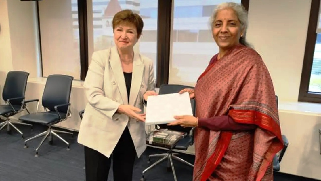 Nirmala Sitharaman meets IMF