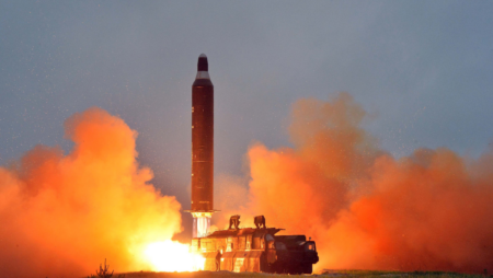 North Korea drastically fires ballistic missile off east coast 2022   - Asiana Times
