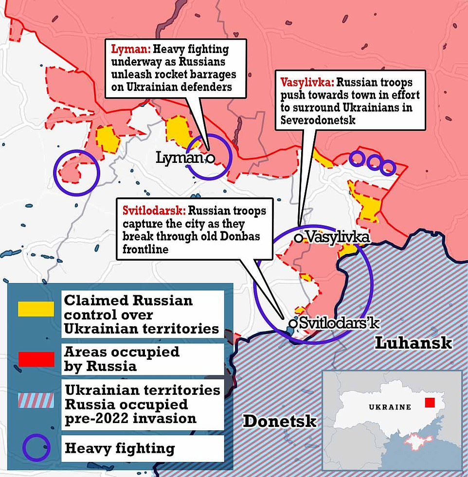 Ukraine War: Russians Trying to Capture Two Cities in Eastern Ukraine. - Asiana Times