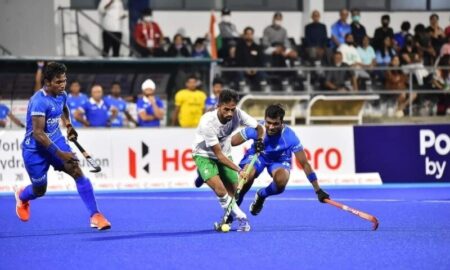 Asia Cup Hockey 2022: Arch-rivals India and Pakistan hockey battle ends in a draw after late goal  - Asiana Times