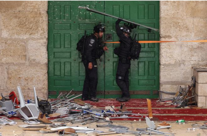 Fresh clashes between Israelis and Palestinians at Al -Aqsa Mosque - Asiana Times