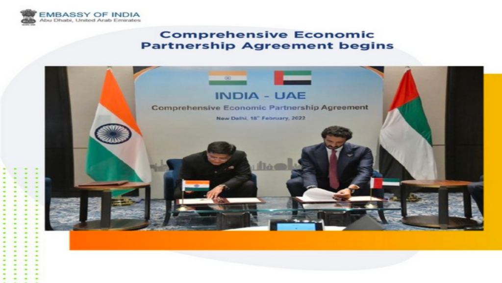 India-UAE Comprehensive Economic Partnership Agreement 