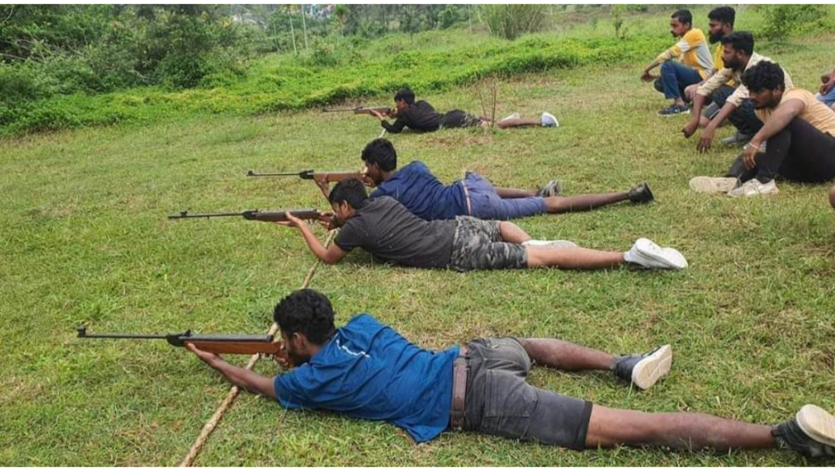 Firearms training at school!  Complaints against Bajrang Dal
