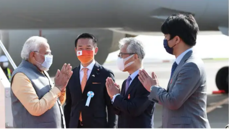 PM Modi arrives in Japan for Quad summit and bilaterals