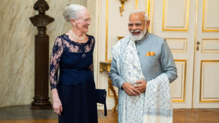 PM Modi Meets Denmark's Queen Margrethe II.