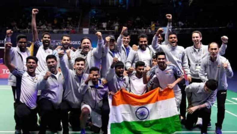 Indian men's badminton team won first ever Thomas Cup - Asiana Times