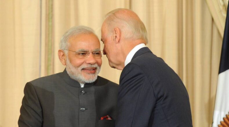 Biden praises India on its handling of covid 