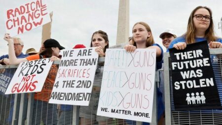 Thousands rally for steadier gun laws in the US: 'March For Our Lives' - Asiana Times