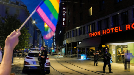 A shooting took place in a Oslo gay bar, 2 dead and several wounded.