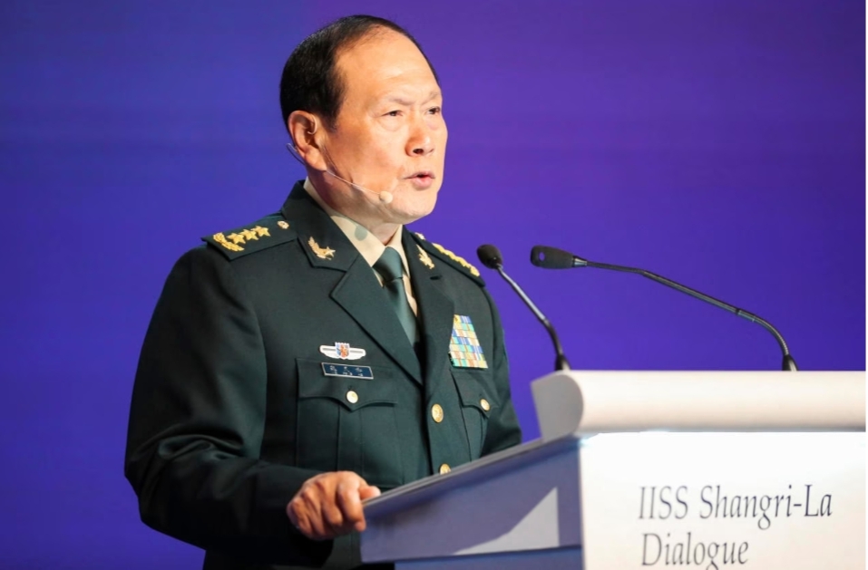The Chinese defence minister