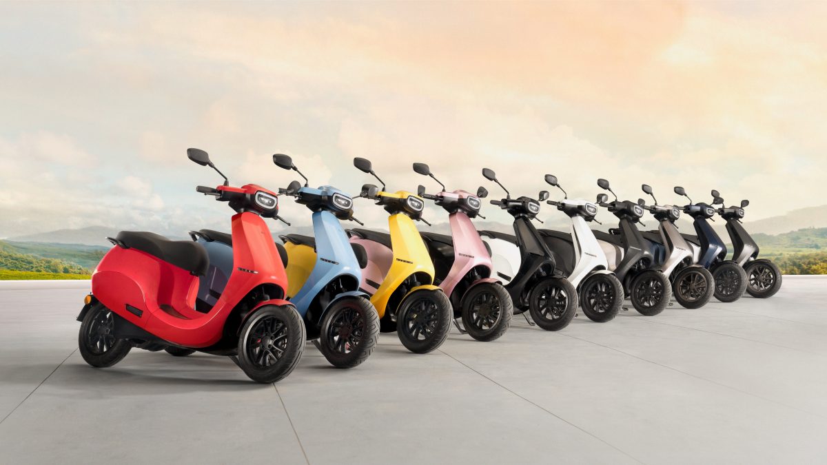 Ola Electric's e-scooters