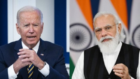The White House refused to say whether Biden would 'push' PM Modi on Muslim rights