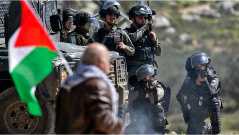 Israeli and Palestinian military clash at West Bank shrine