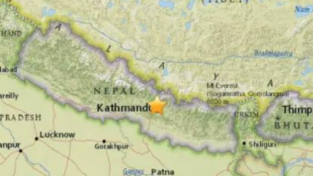 A 4.7 magnitude earthquake hits Nepal, this morning