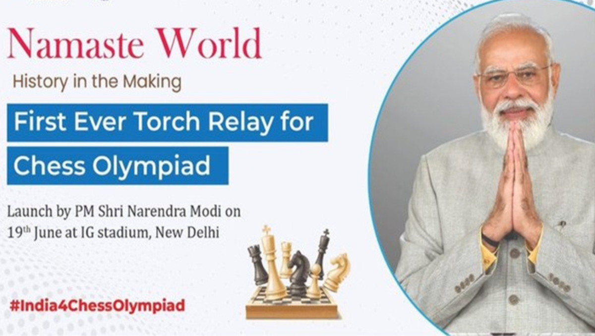 PM Modi to launch torch relay for 44th Chess Olympiad on June 19th