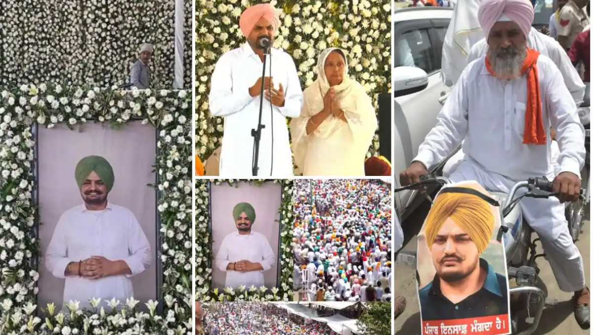 Sidhu Moose Wala's 'bhog' ritual draws a never-ending stream of mourners in Punjab second